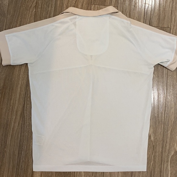 HUGO BOSS light weight polo light blue and cream - Picture 8 of 13